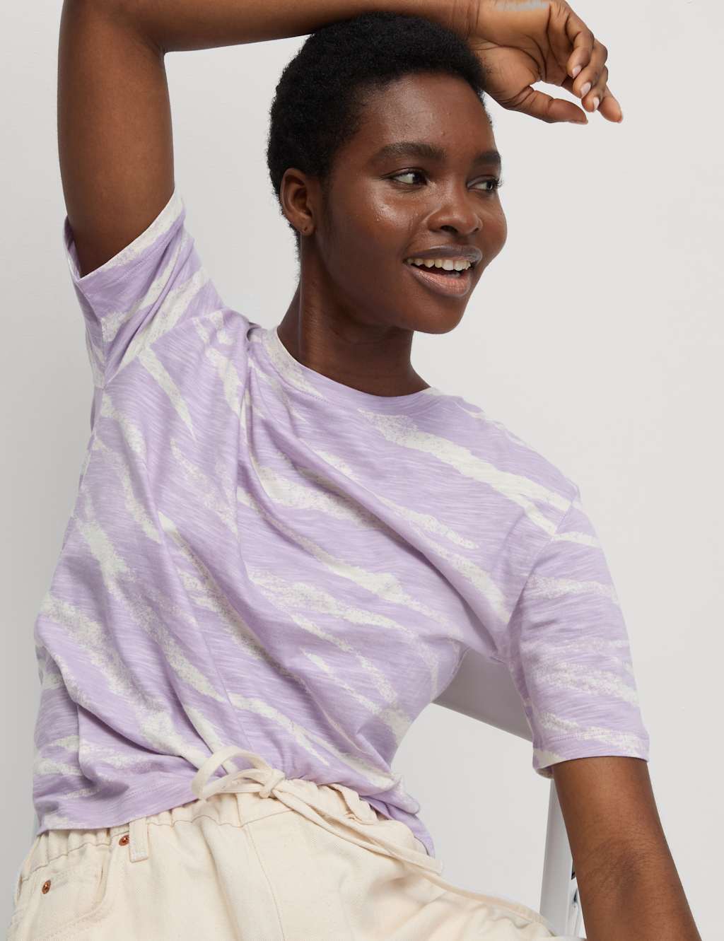 Cotton Modal Blend Printed T-Shirt 5 of 5
