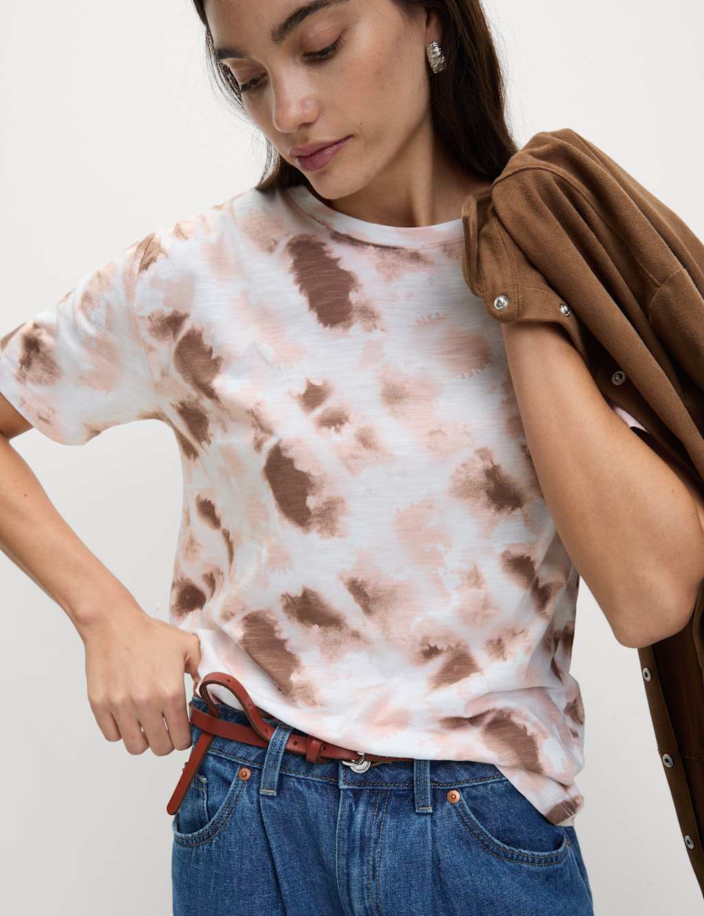 Cotton Modal Blend Printed T-Shirt 3 of 5