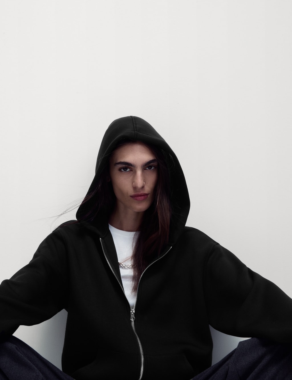 Scuba Zip Up Hoodie M S Collection M S