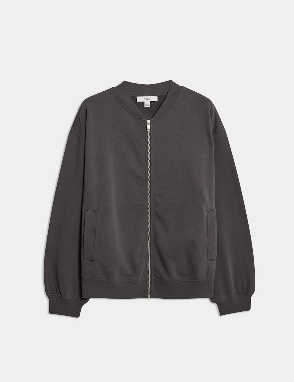 Pure Cotton Zip Through Sweatshirt 2 of 6