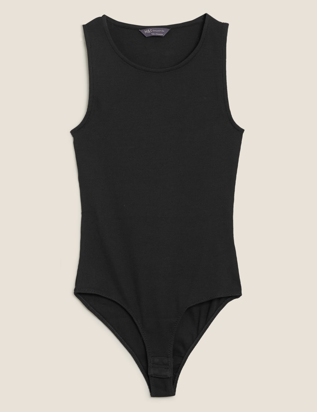 Cotton Scoop Neck Fitted Bodysuit 2 of 5
