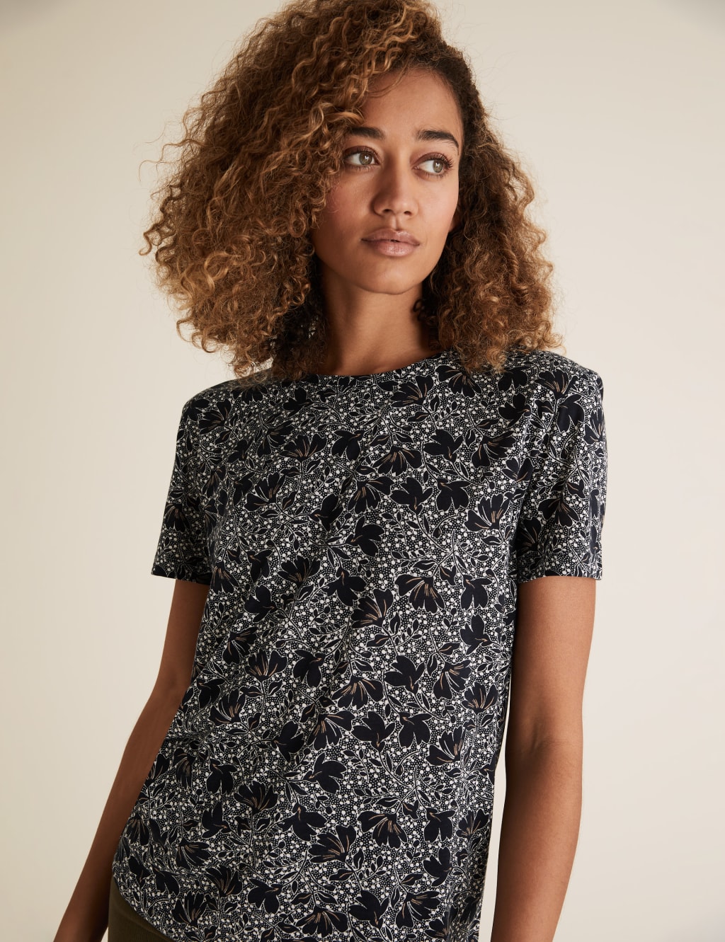 2 Pack Floral Relaxed T-Shirts 3 of 5