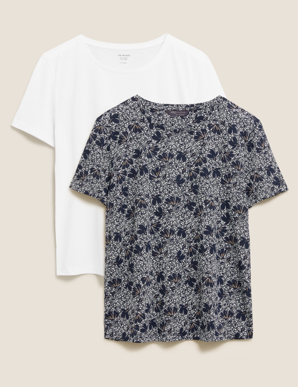 2 Pack Floral Relaxed T-Shirts 2 of 5