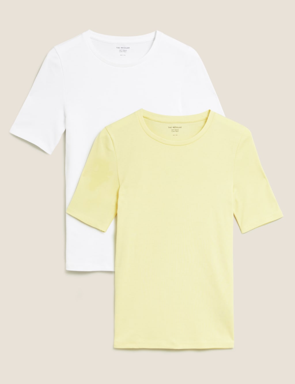 2 Pack Pure Cotton Regular Fit T-Shirts 2 of 5