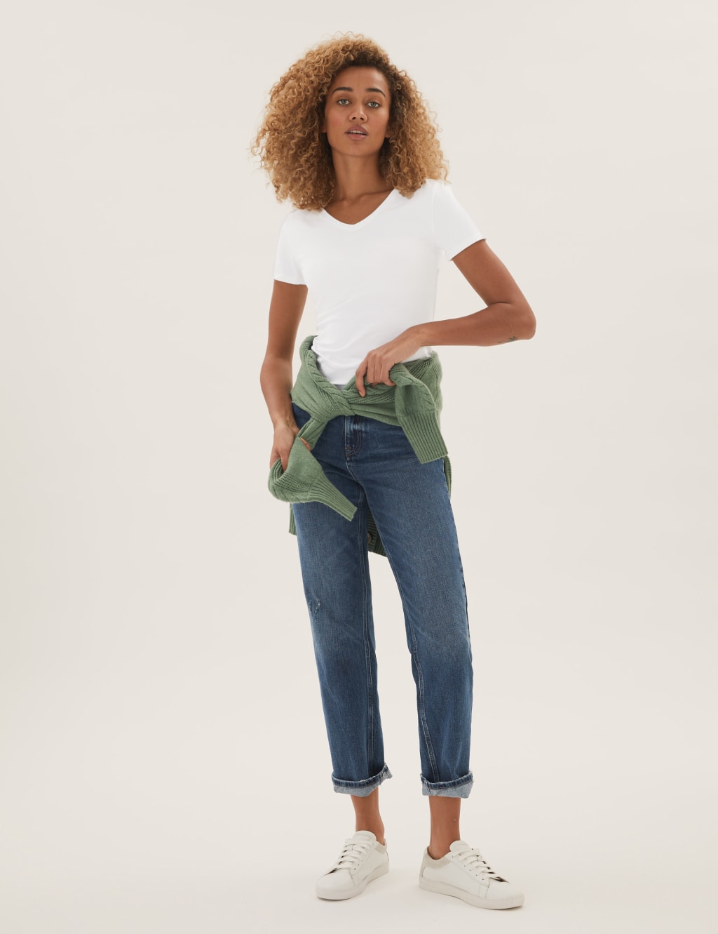 2 Pack Cotton Rich Fitted Tops 3 of 6