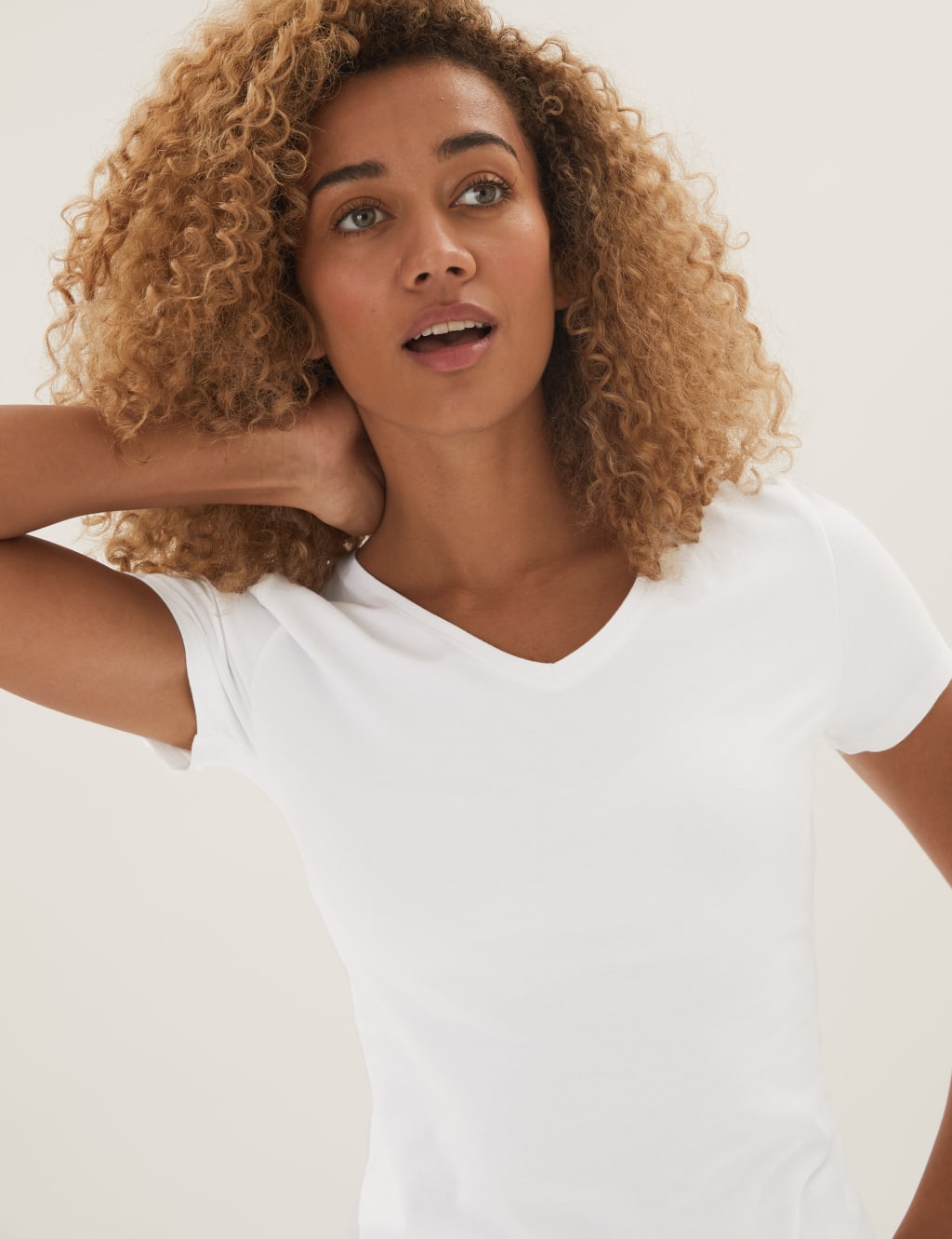 2 Pack Cotton Rich Fitted Tops 5 of 6