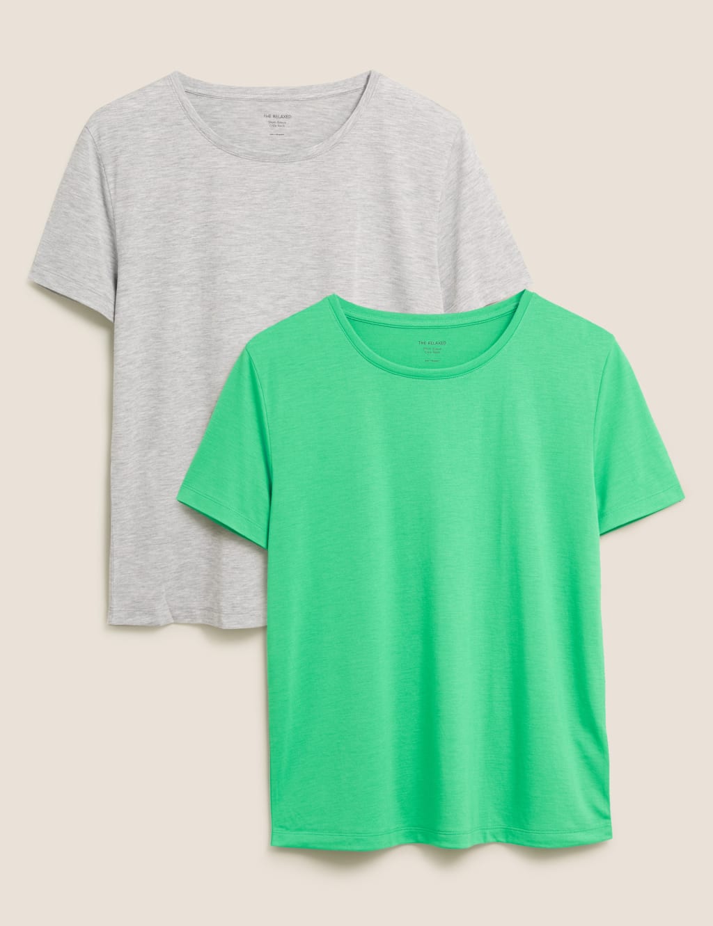 2 Pack Crew Neck Relaxed T-Shirts 1 of 6