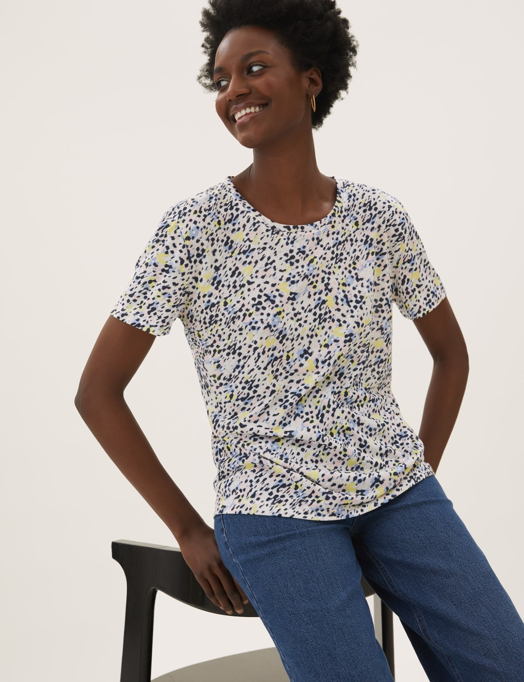 2 Pack Crew Neck Relaxed T-Shirts 3 of 7