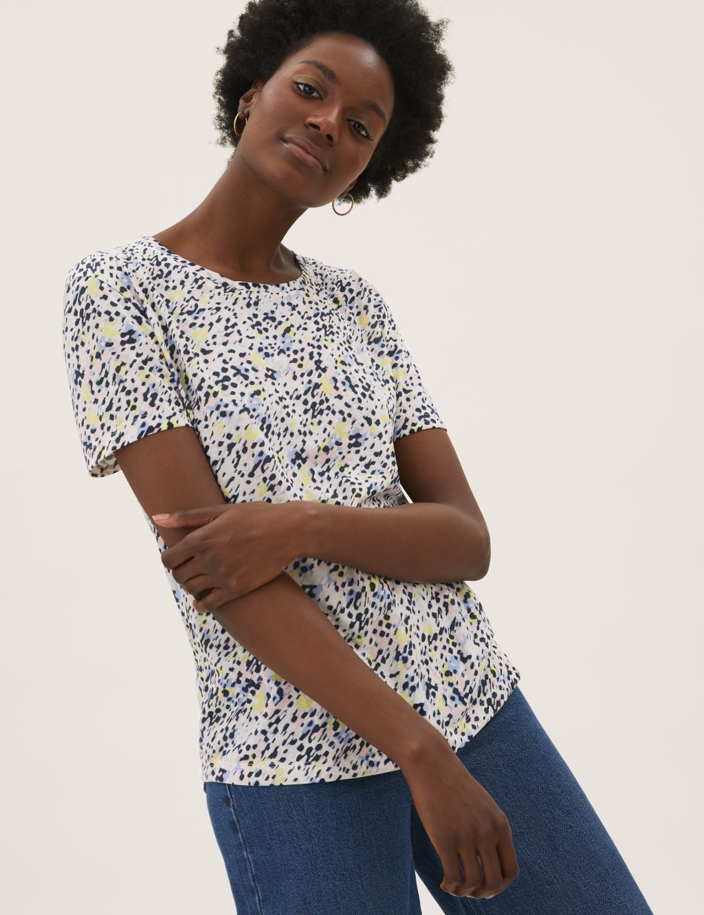 2 Pack Crew Neck Relaxed T-Shirts 5 of 7