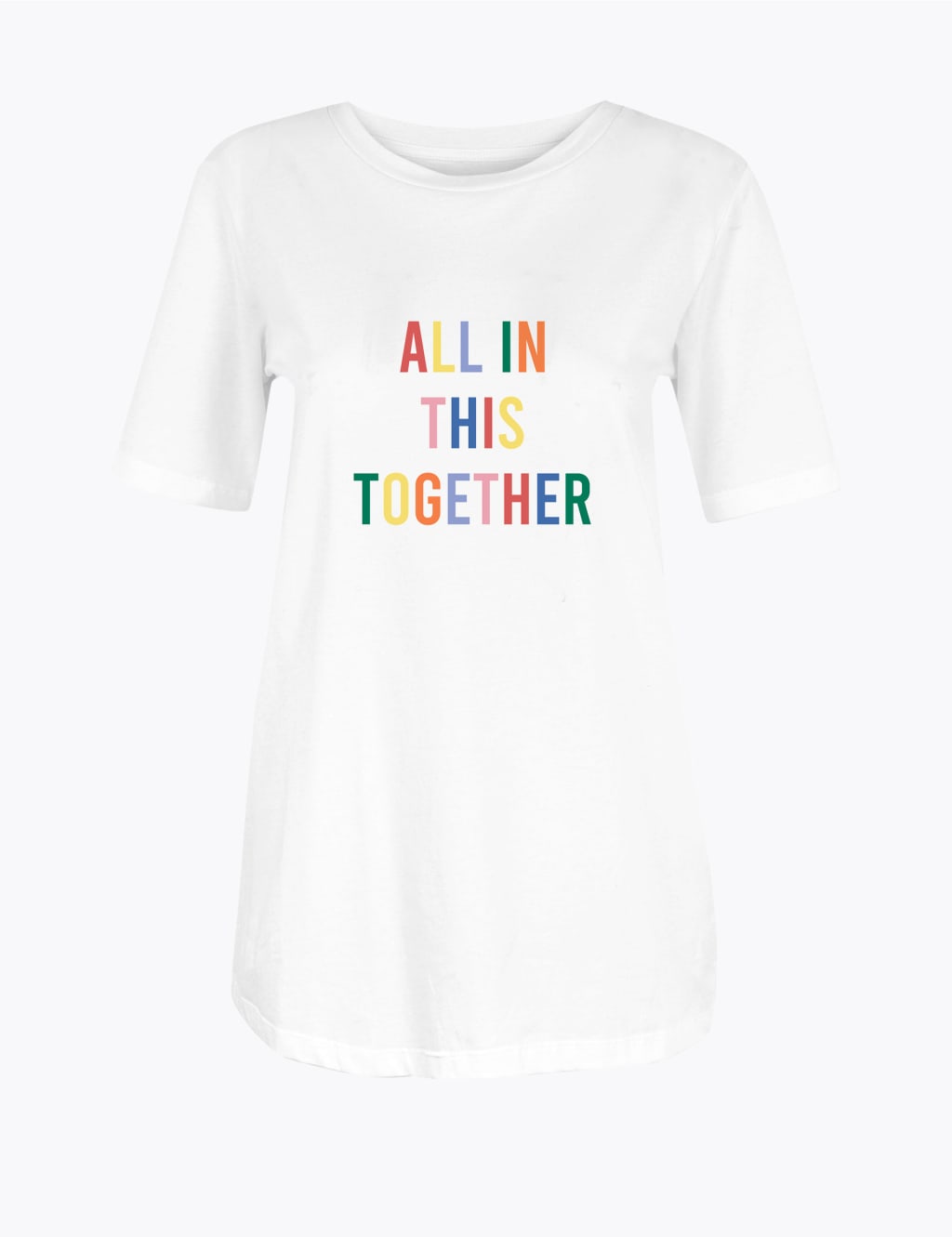 Women s NHS Charities Together Slogan T Shirt M S Collection M S