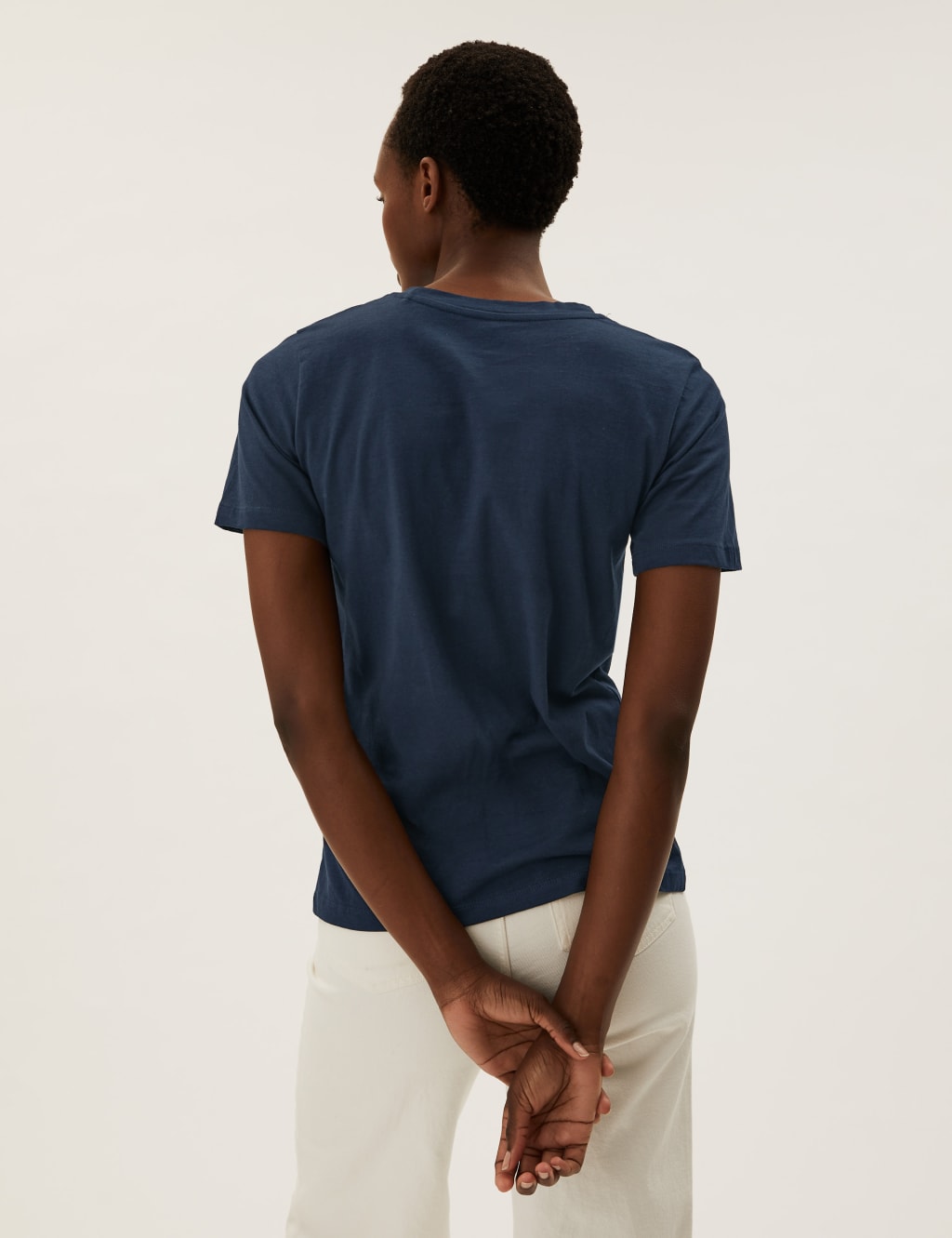 Pure Cotton Slogan Straight Fit T-Shirt 3 of 4