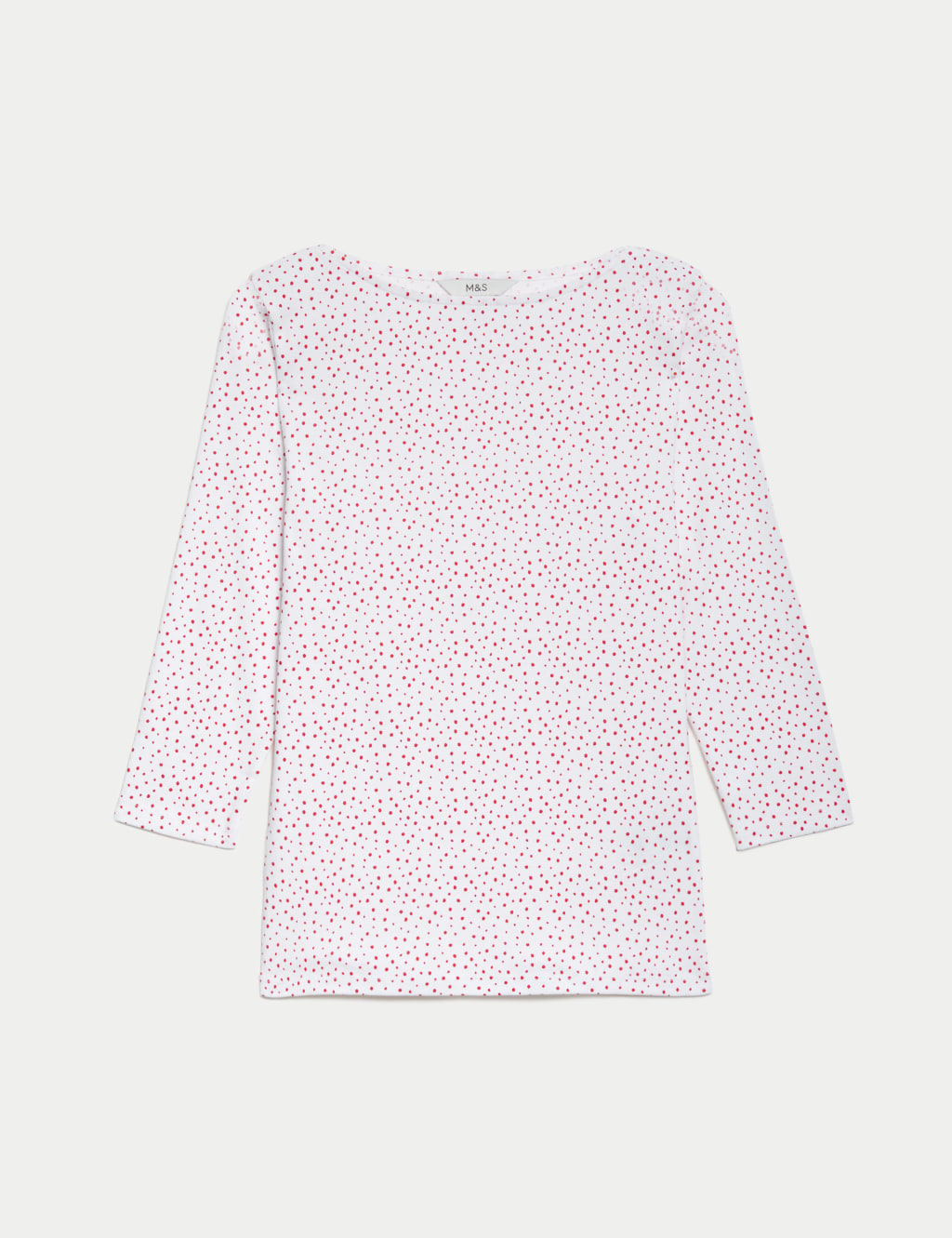 Pure Cotton Printed Slim Fit Slash Neck Top 2 of 5