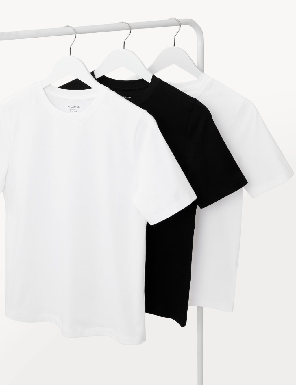3pk Pure Cotton Everyday Fit T-Shirts 1 of 5