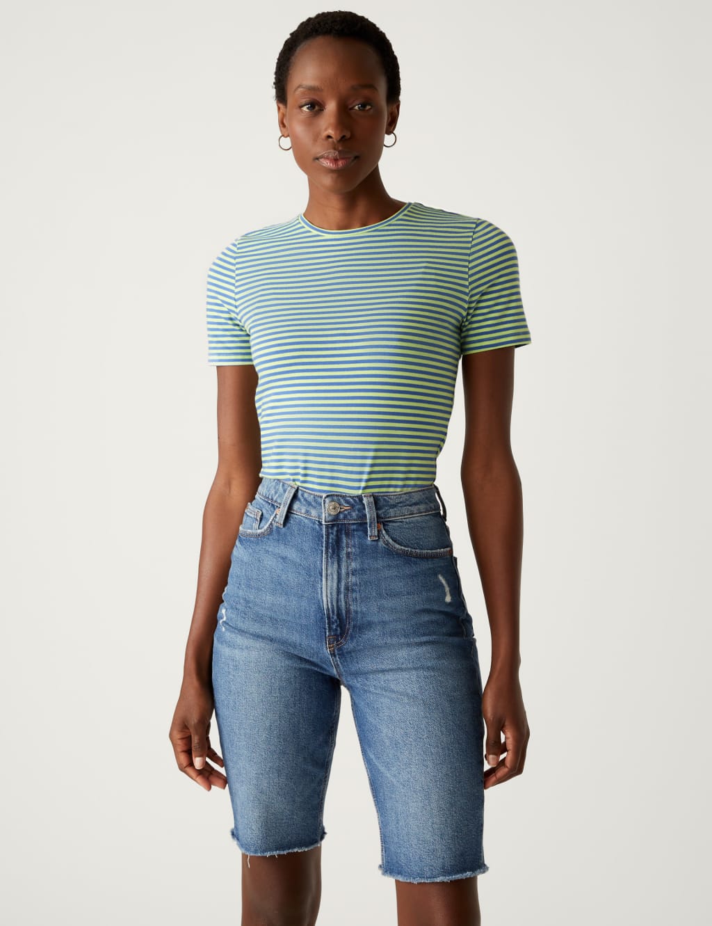 2pk Cotton Rich Slim Fit T-Shirts 3 of 5
