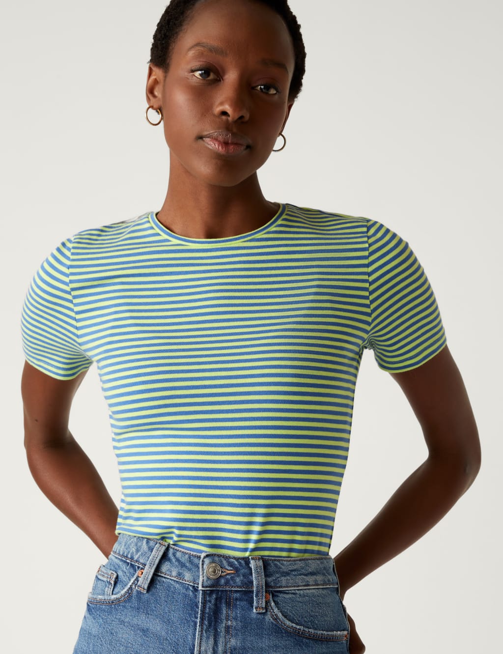 2pk Cotton Rich Slim Fit T-Shirts 5 of 5
