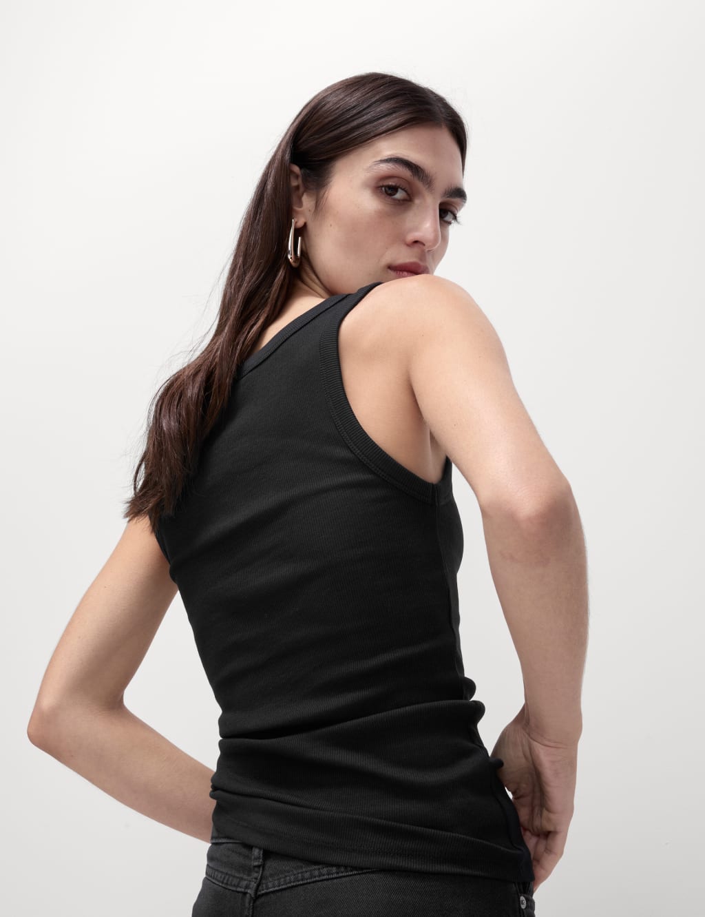 2pk Cotton Rich Ribbed Vests 4 of 6