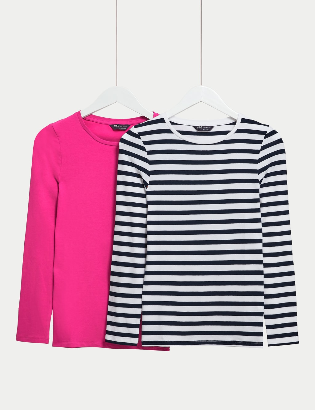 2pk Cotton Rich Tops 1 of 5