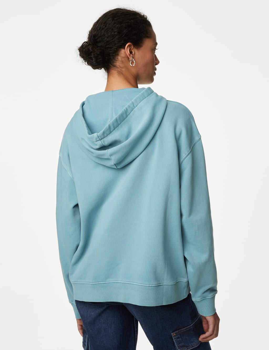 Pure Cotton Embroidered Hoodie 5 of 5