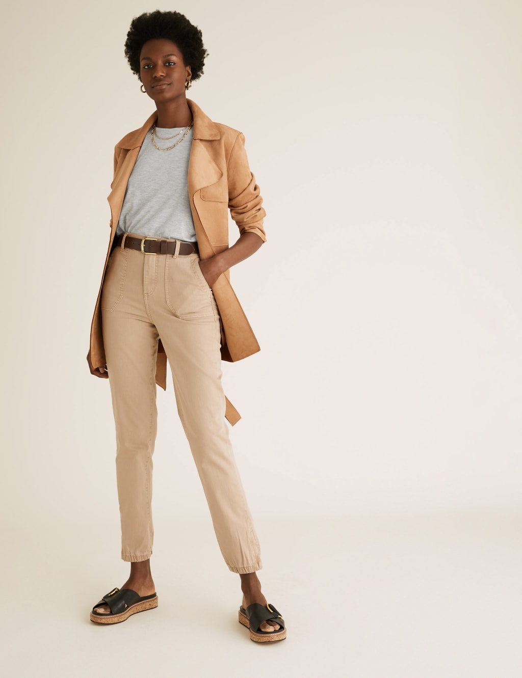 Crew Neck Relaxed Longline Vest Top 6 of 6