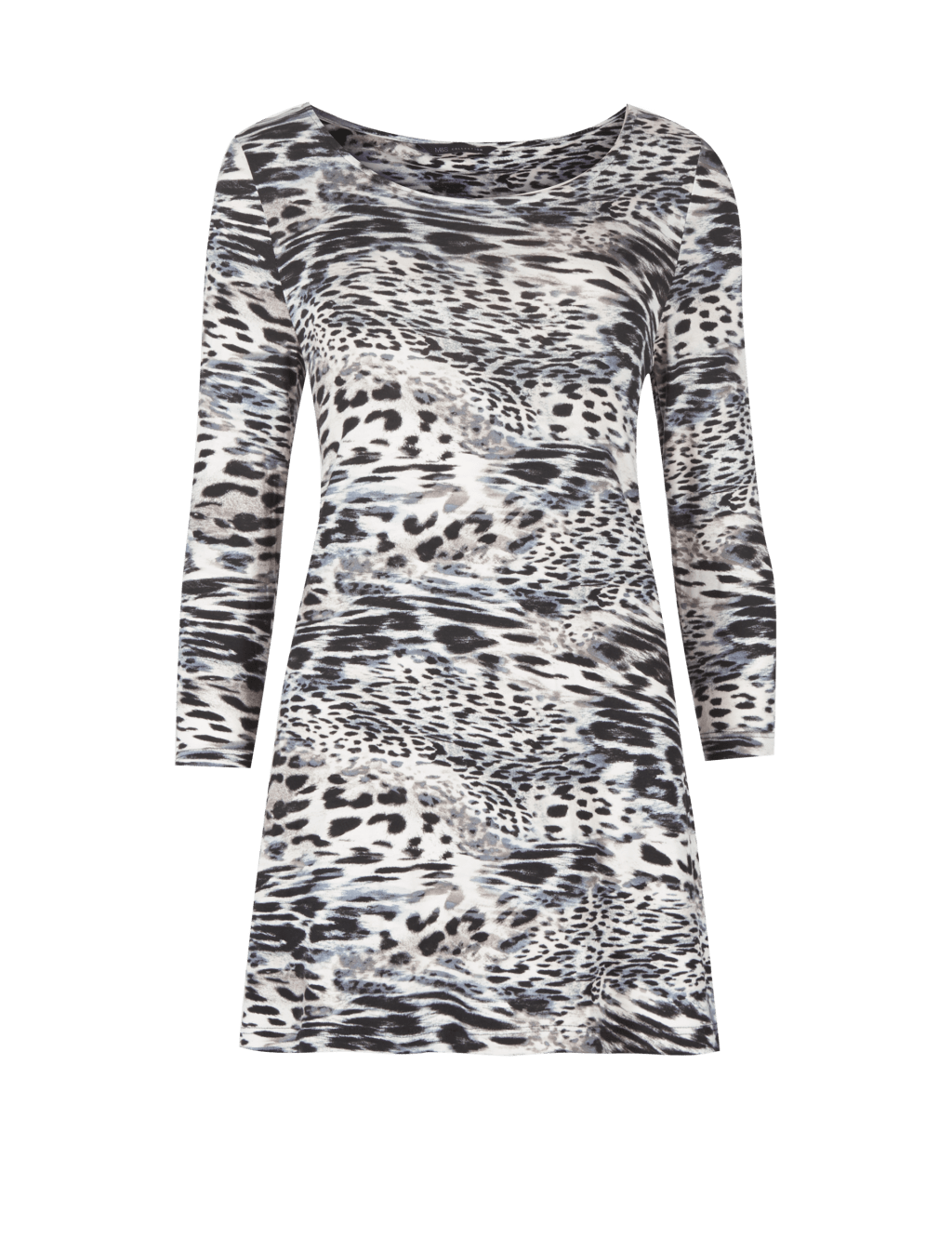 3/4 Sleeve Animal Print Tunic 2 of 4