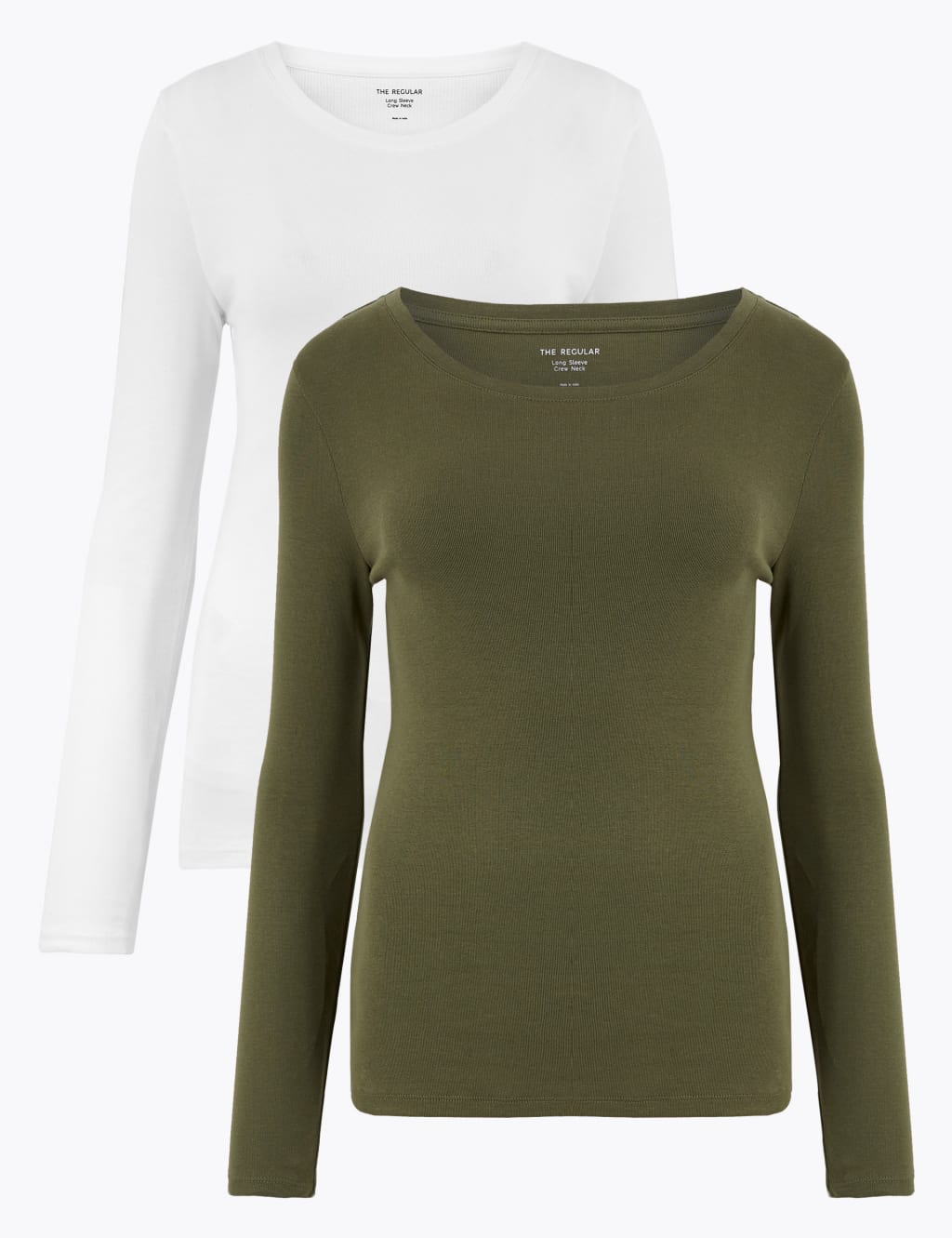 2 Pack Regular Fit Long Sleeve Tops 2 of 6