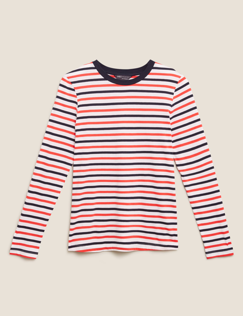 Pure Cotton Striped Straight Fit Top 2 of 5