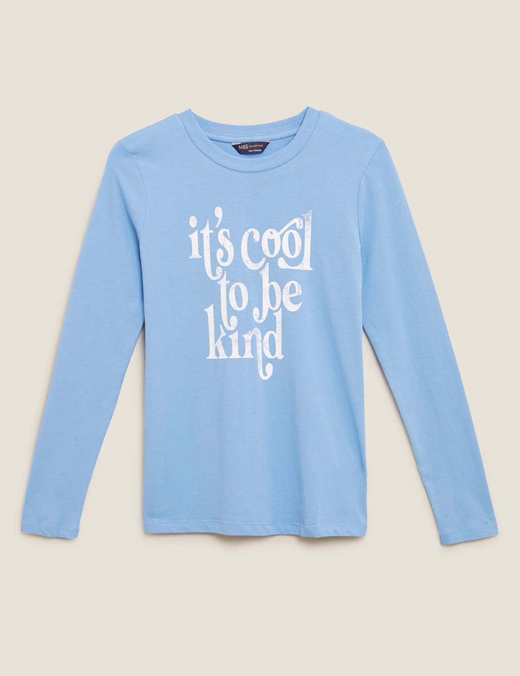 Pure Cotton Slogan Straight Fit Top 2 of 4
