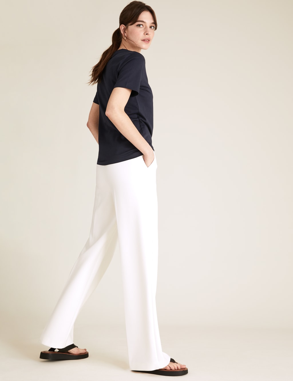 Pure Cotton Slogan Straight Fit T-Shirt 4 of 4
