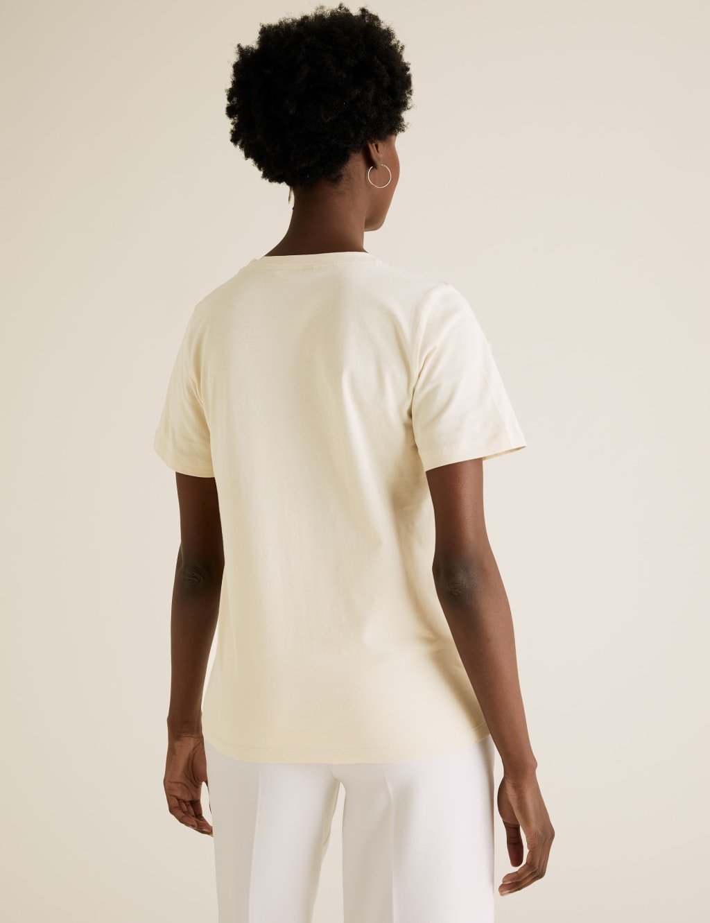 Pure Cotton Slogan Straight Fit T-Shirt 4 of 5
