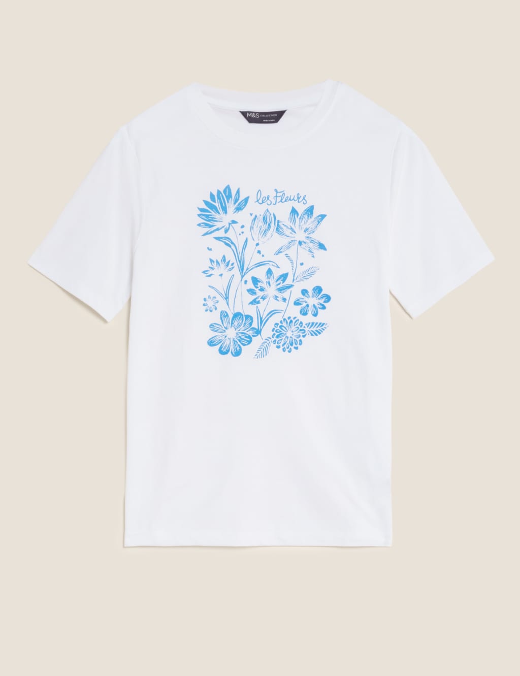 Pure Cotton Slogan Straight Fit T-Shirt 2 of 5
