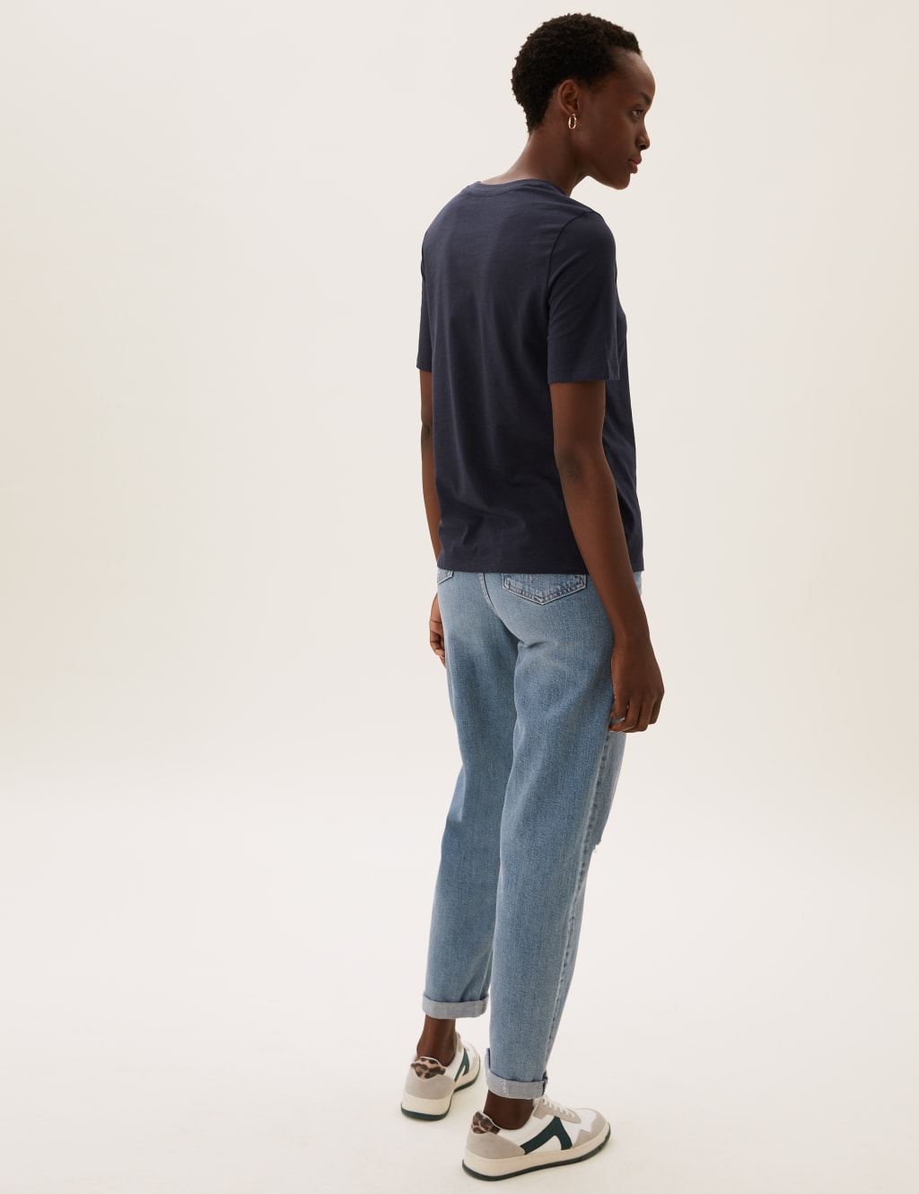 Pure Cotton Slogan Straight Fit T-Shirt 6 of 6