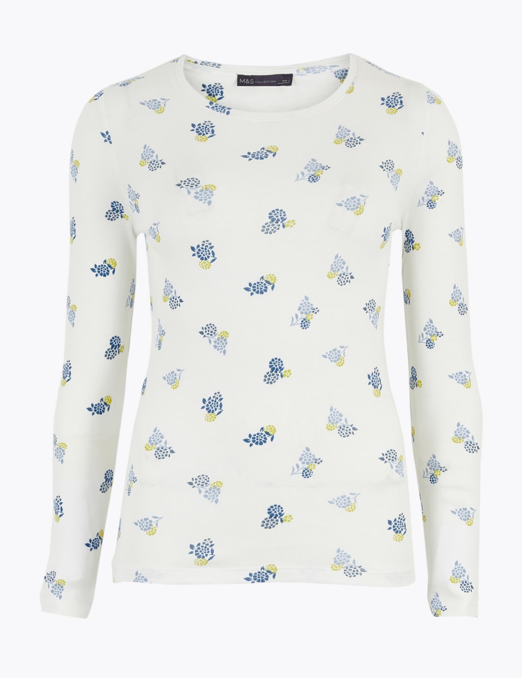 Pure Cotton Floral Regular Fit Top 2 of 4