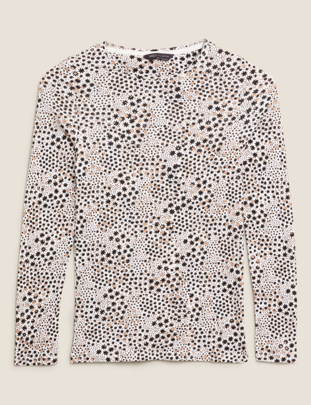 Pure Cotton Star Print Regular Fit Top 2 of 4