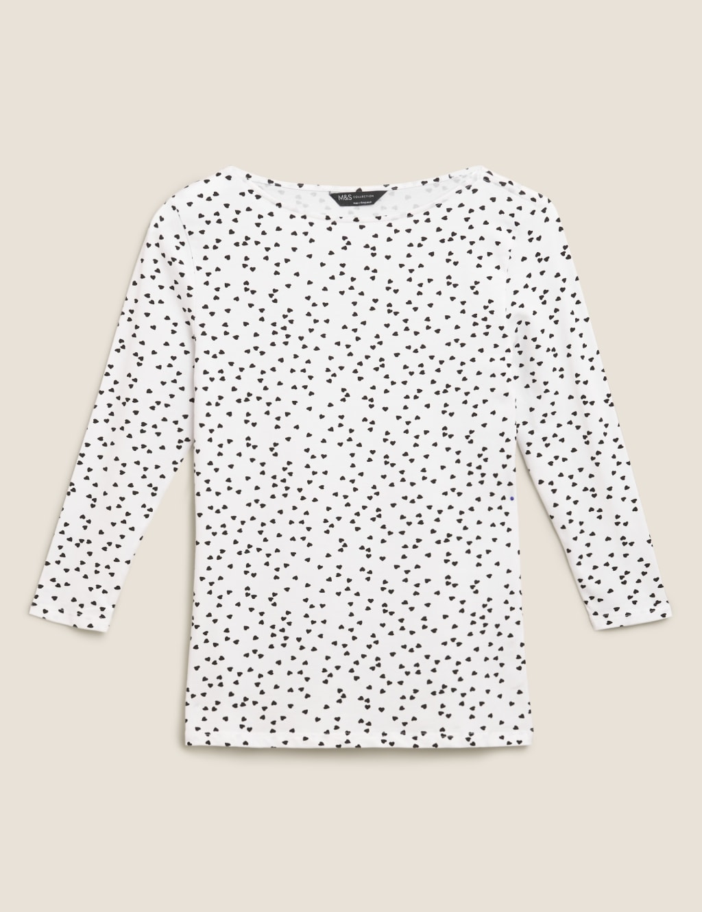 Cotton Printed Slash Neck Fitted Top 2 of 5