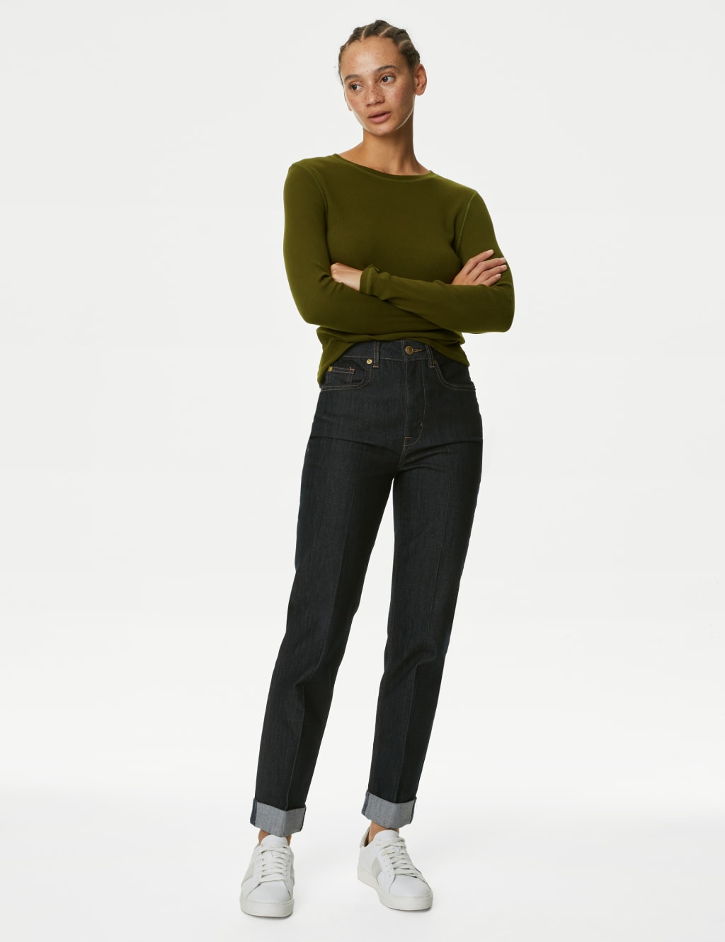 Cotton Rich Ribbed Top 4 of 5
