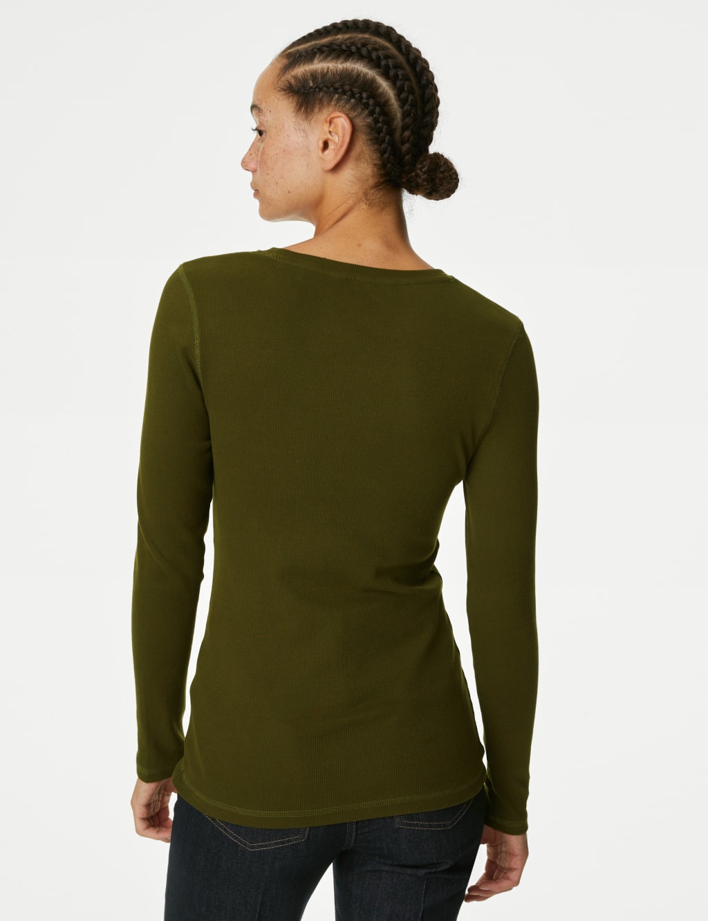 Cotton Rich Ribbed Top 5 of 5