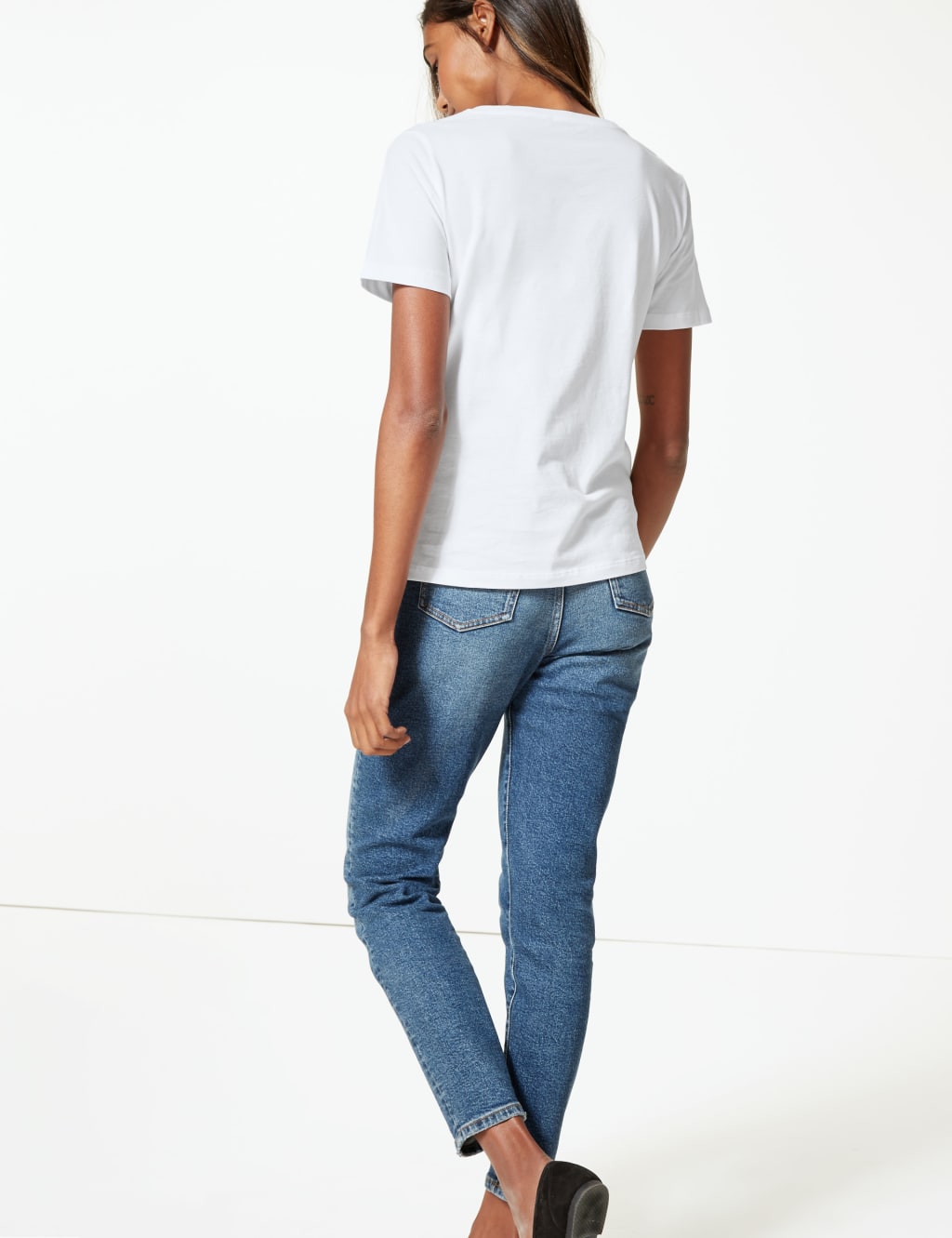 Pure Cotton Embroidered T-Shirt 4 of 4