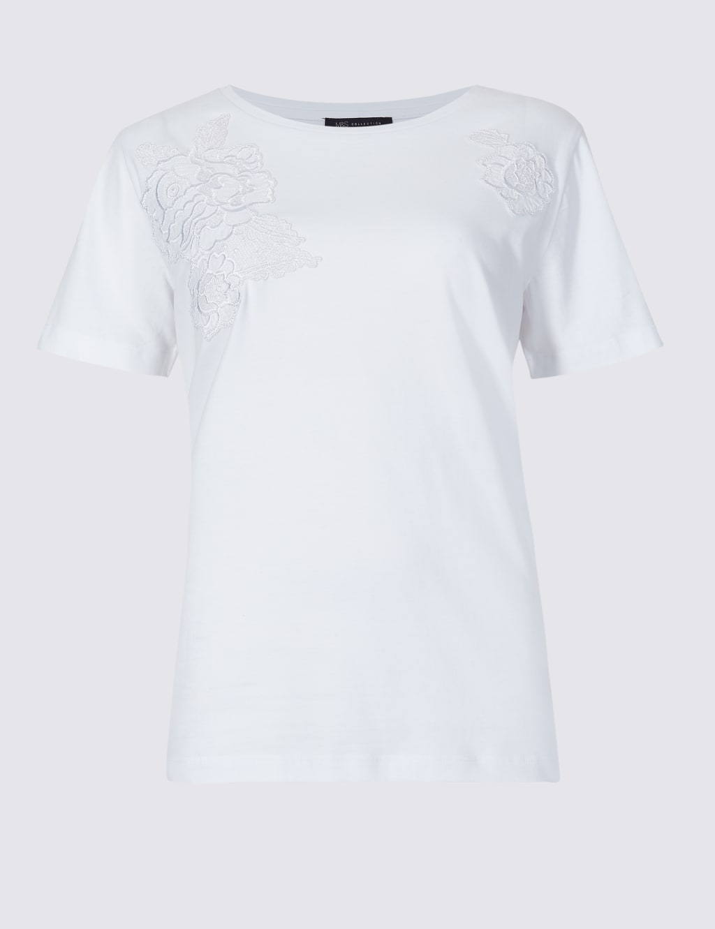 Pure Cotton Embroidered T-Shirt 2 of 4