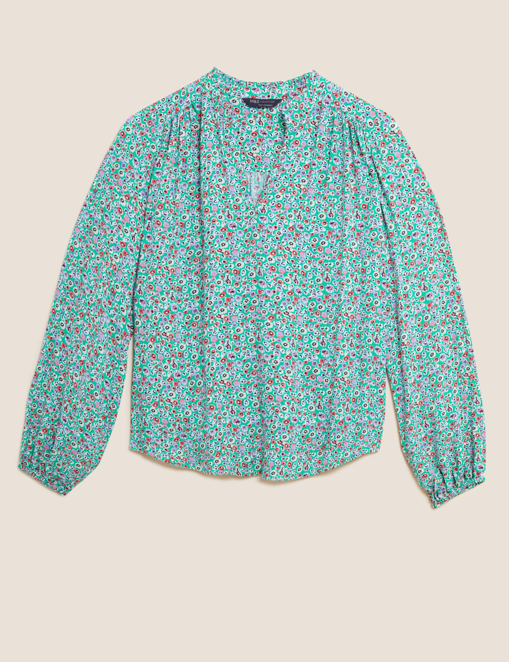 Printed Regular Fit Long Sleeve Blouse 2 of 5