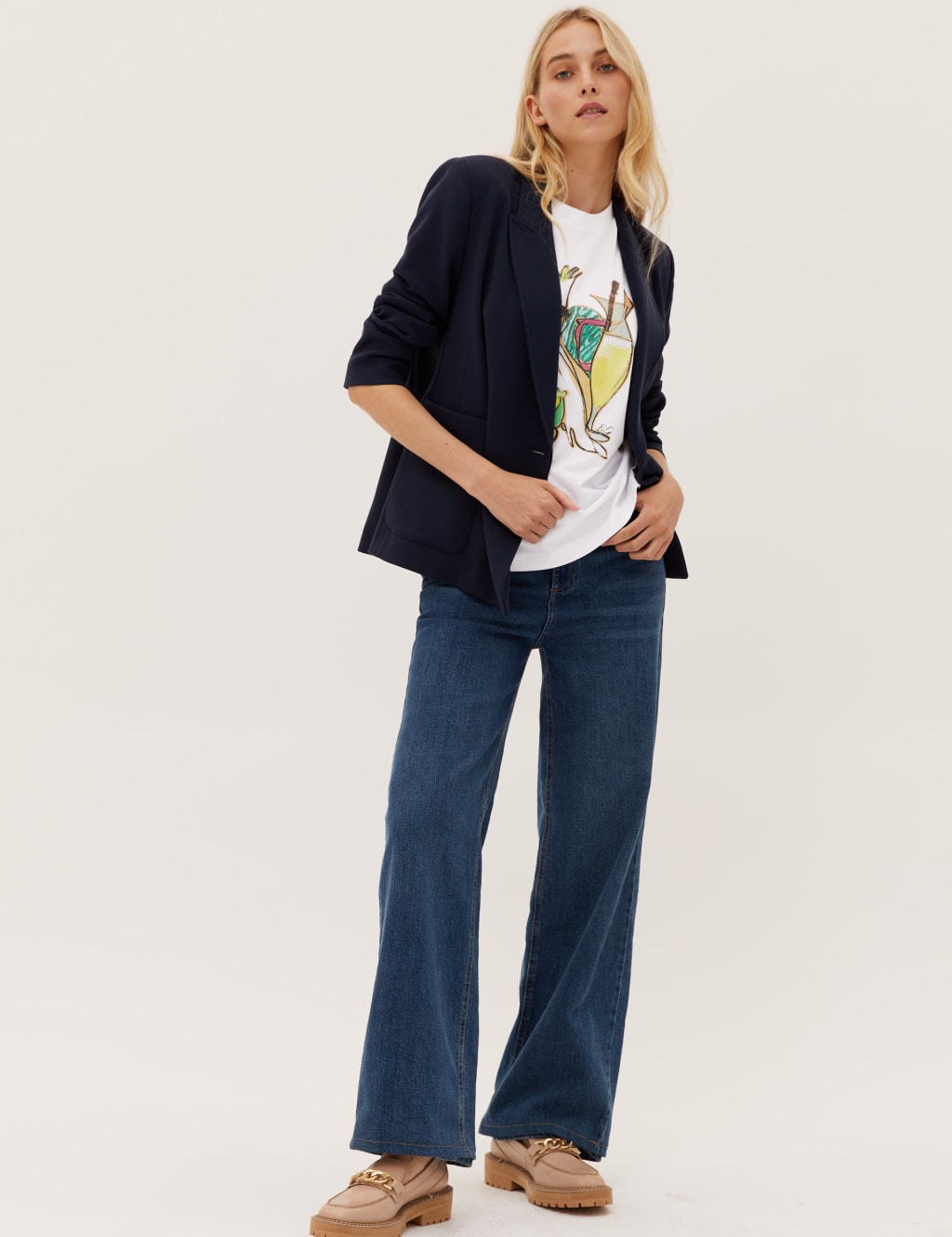 Pure Cotton Printed Crew Neck T-Shirt 3 of 6