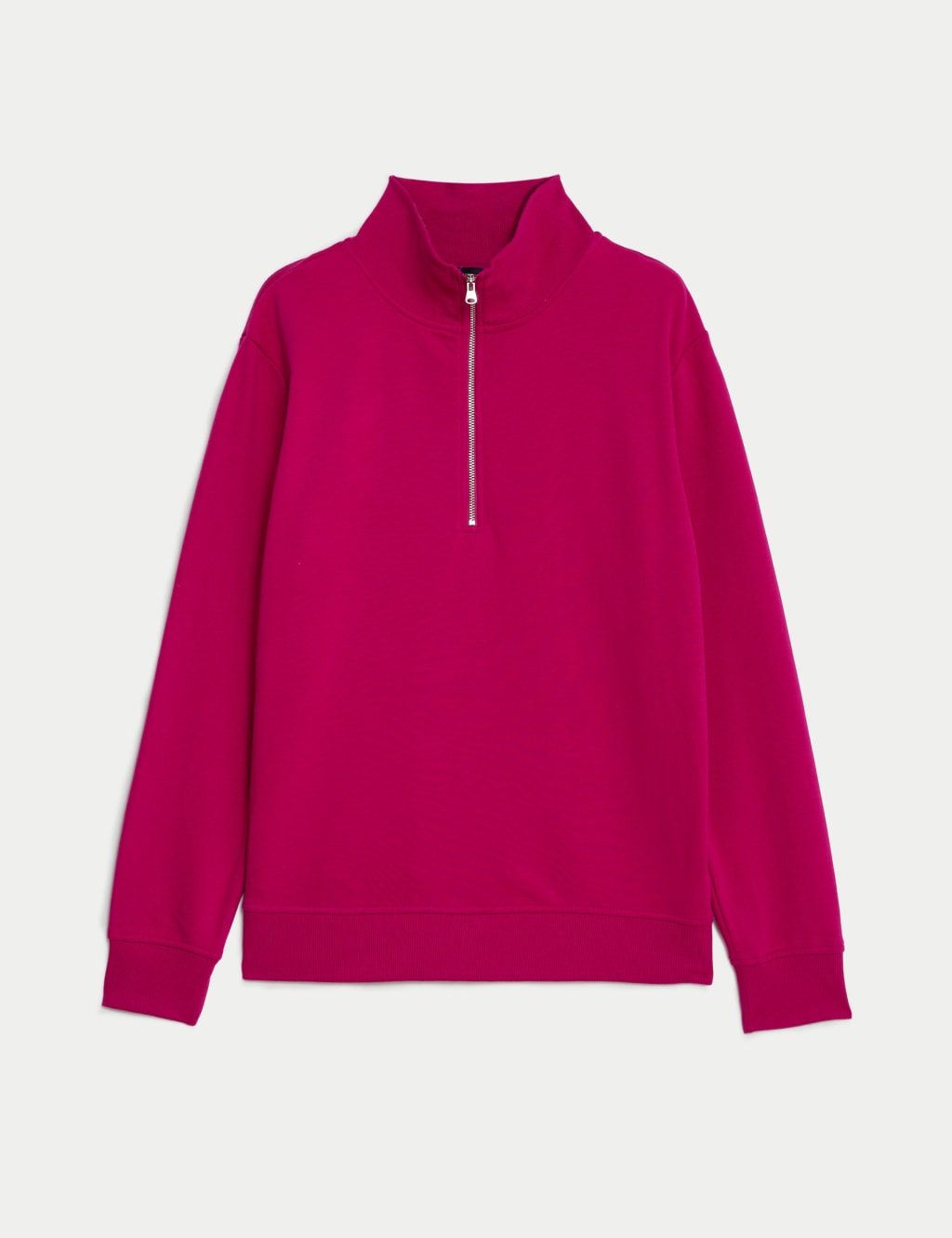 Cotton Rich Half Zip Sweatshirt 2 of 5