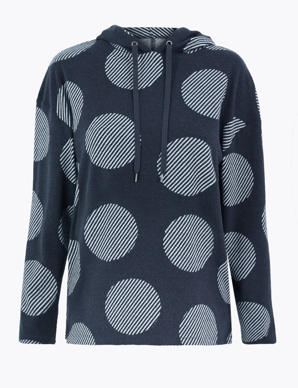 Soft Touch Polka Dot Hoodie 1 of 1