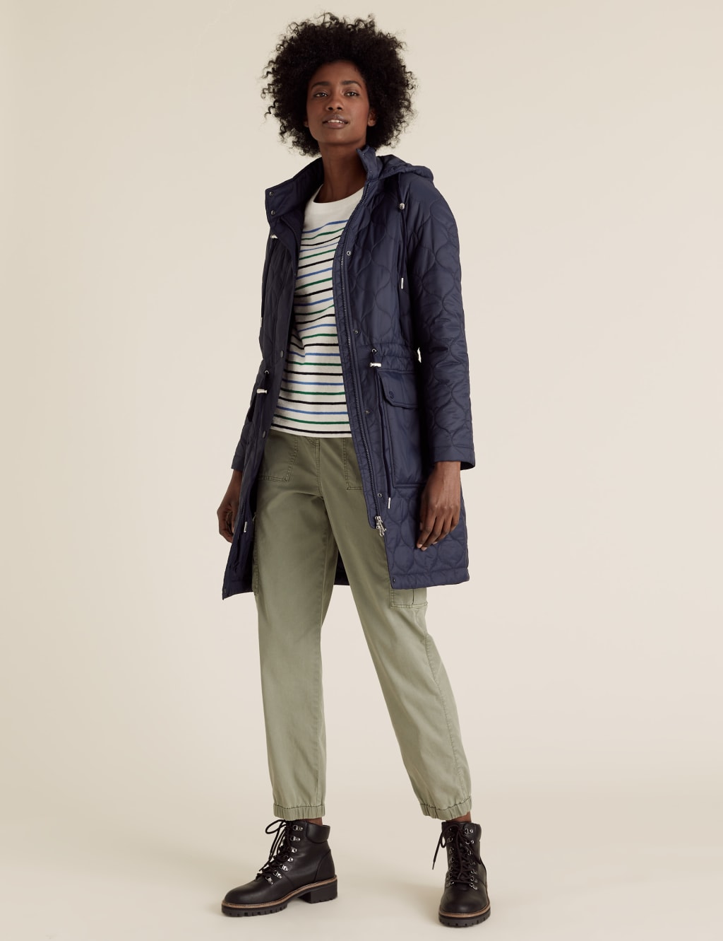 Pure Cotton Striped Crew Neck Top 6 of 6