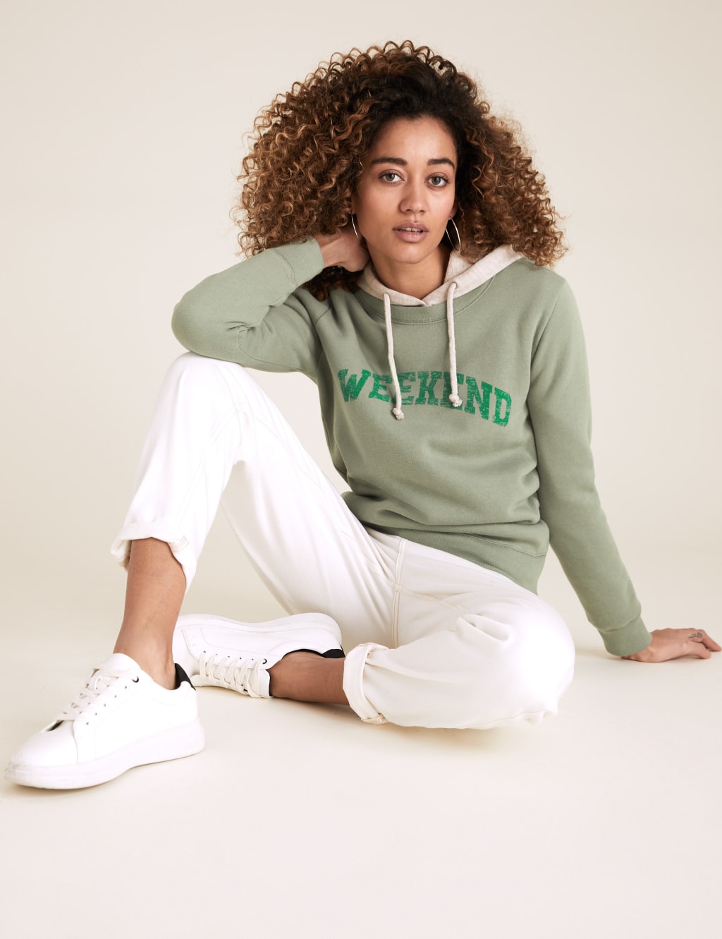 Weekend slogan sweatshirt discount