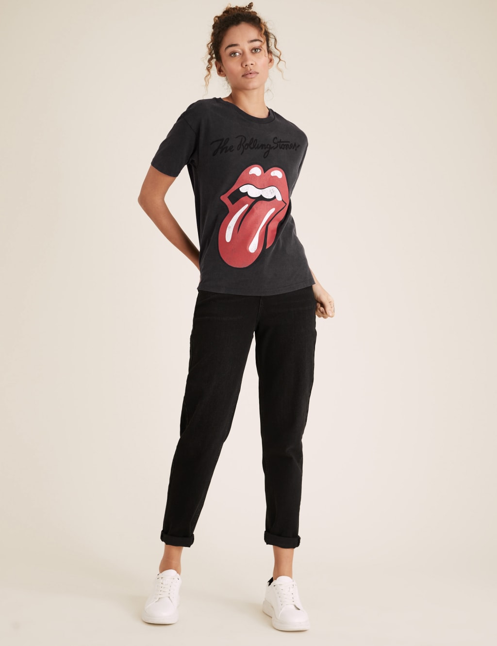 The rolling stones t shirt women's discount