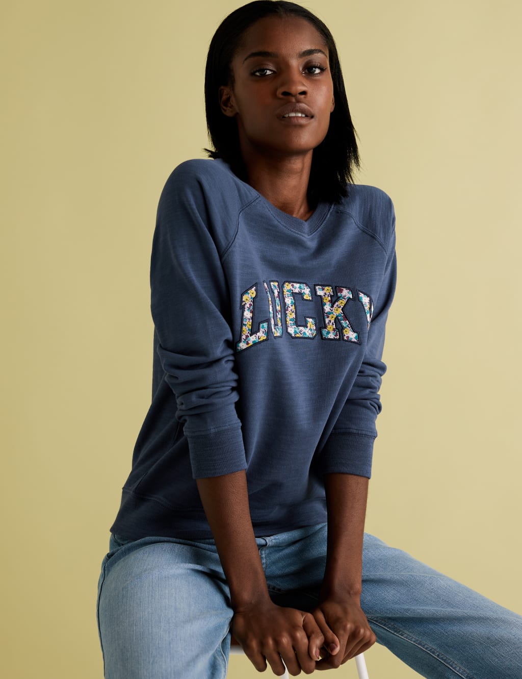 Lucky sweatshirt womens top