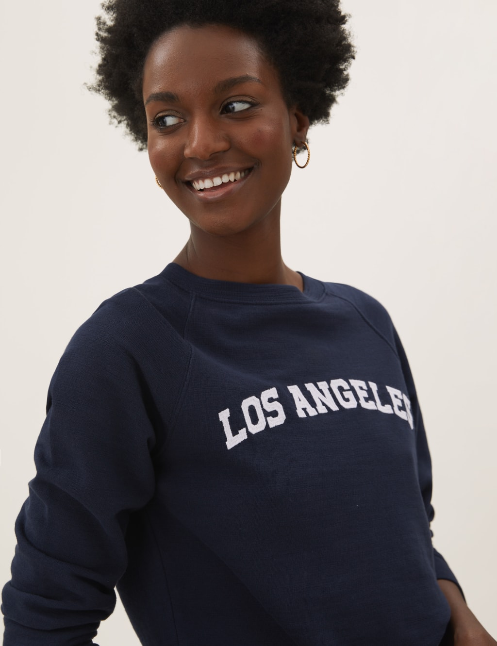 Navy los angeles sweatshirt sale