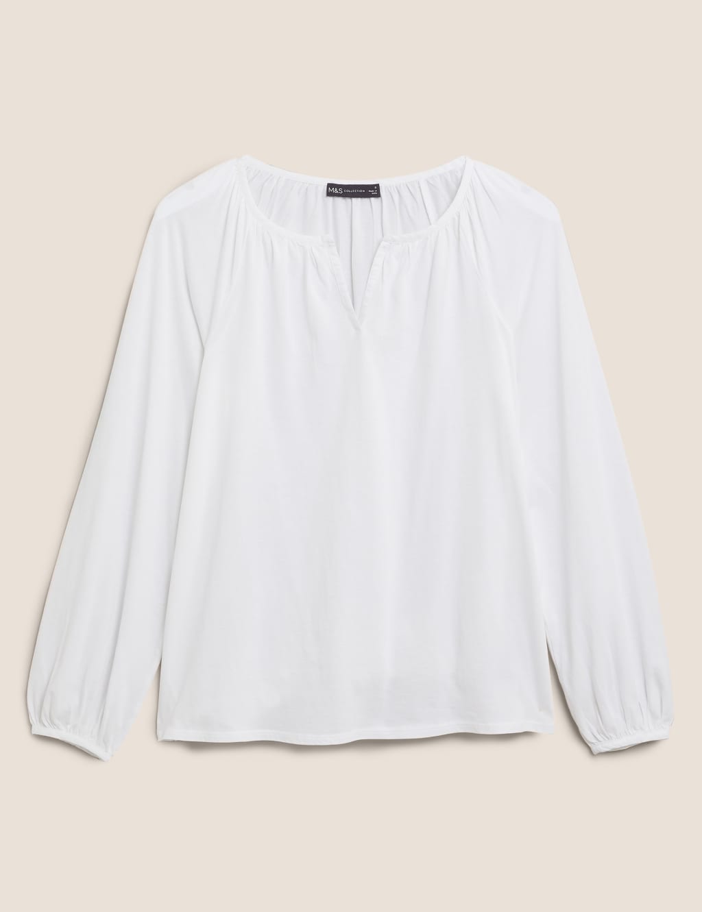 Pure Cotton V-Neck Relaxed Top 2 of 4