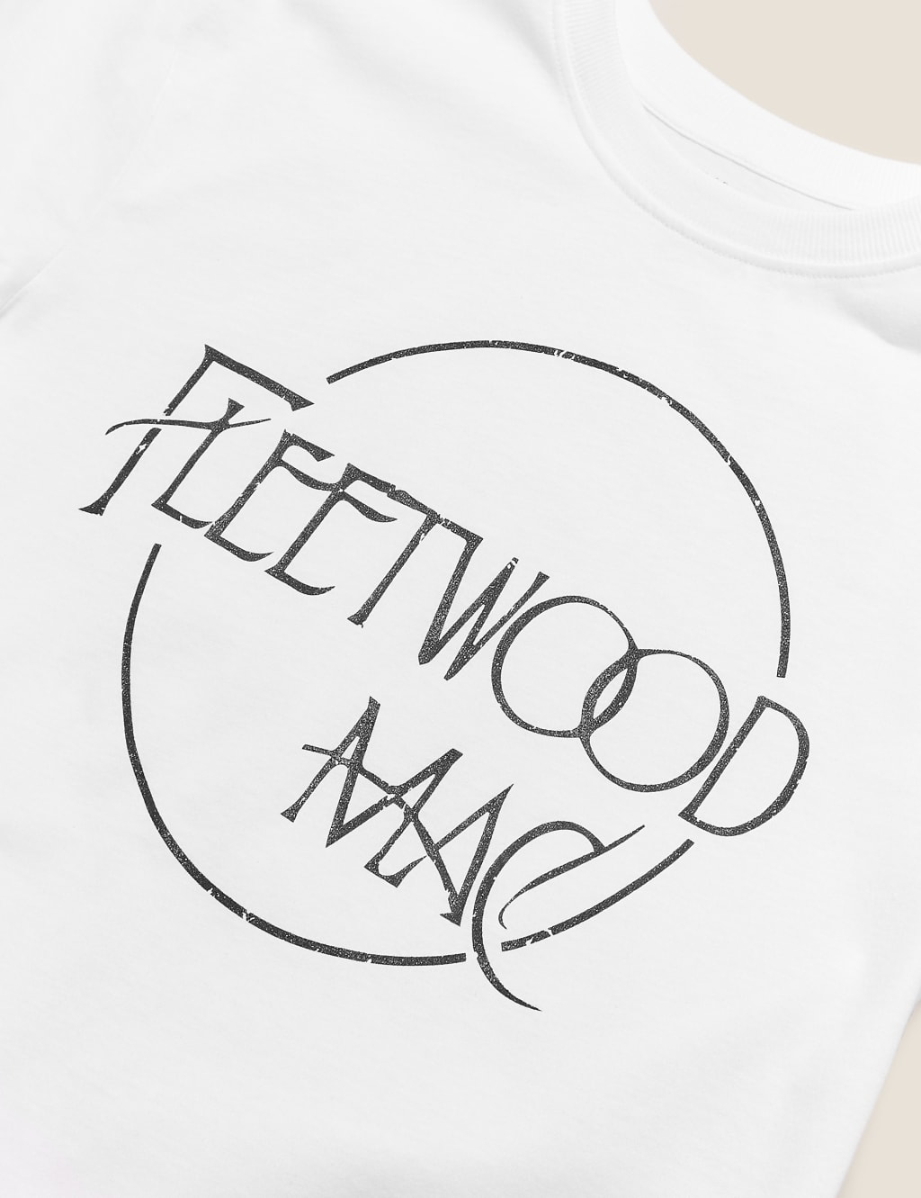 Pure Cotton Fleetwood Mac Slogan T-Shirt 7 of 7
