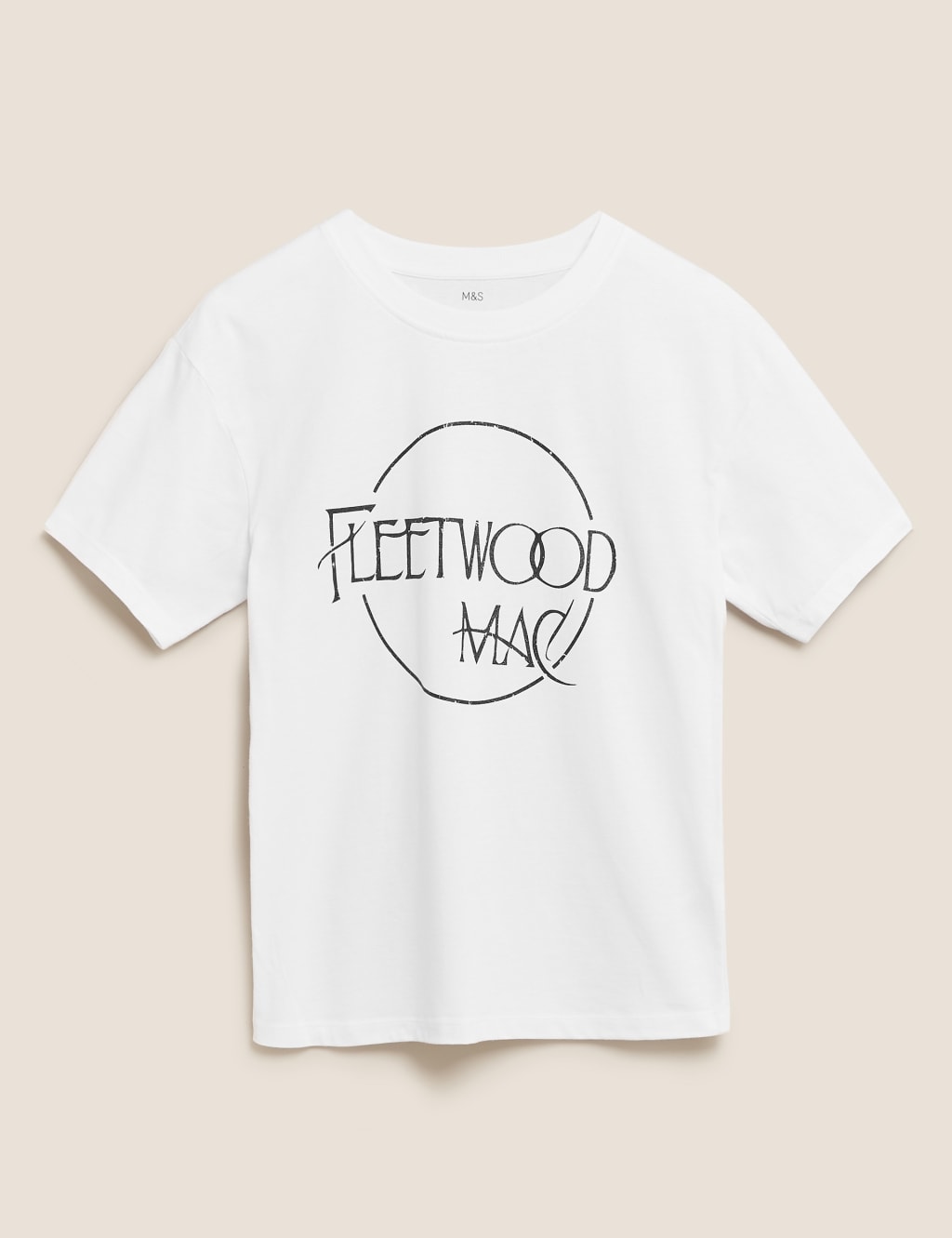 Pure Cotton Fleetwood Mac Slogan T-Shirt 2 of 7